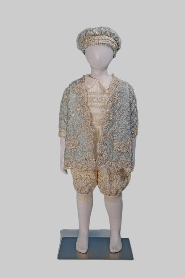 Royal Boys Baptism Suit