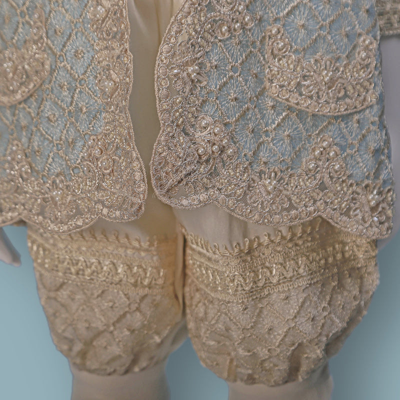 Royal Boys Baptism Suit